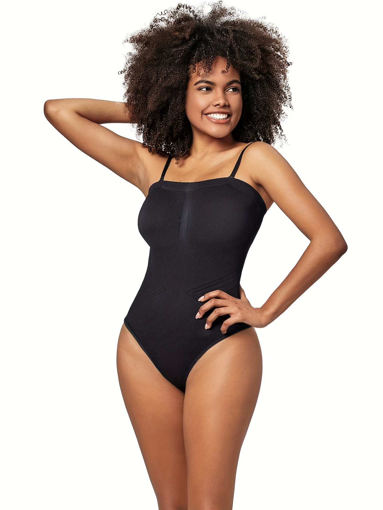 Removable Straps Shaping Bodysuit Tummy Control Butt Lifting - Temu