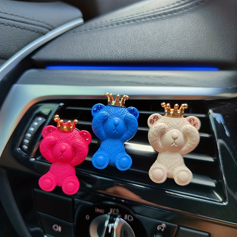 1pc Bouquet Design Straw Car Air Outlet Ornament With 2pcs Scented Tablet