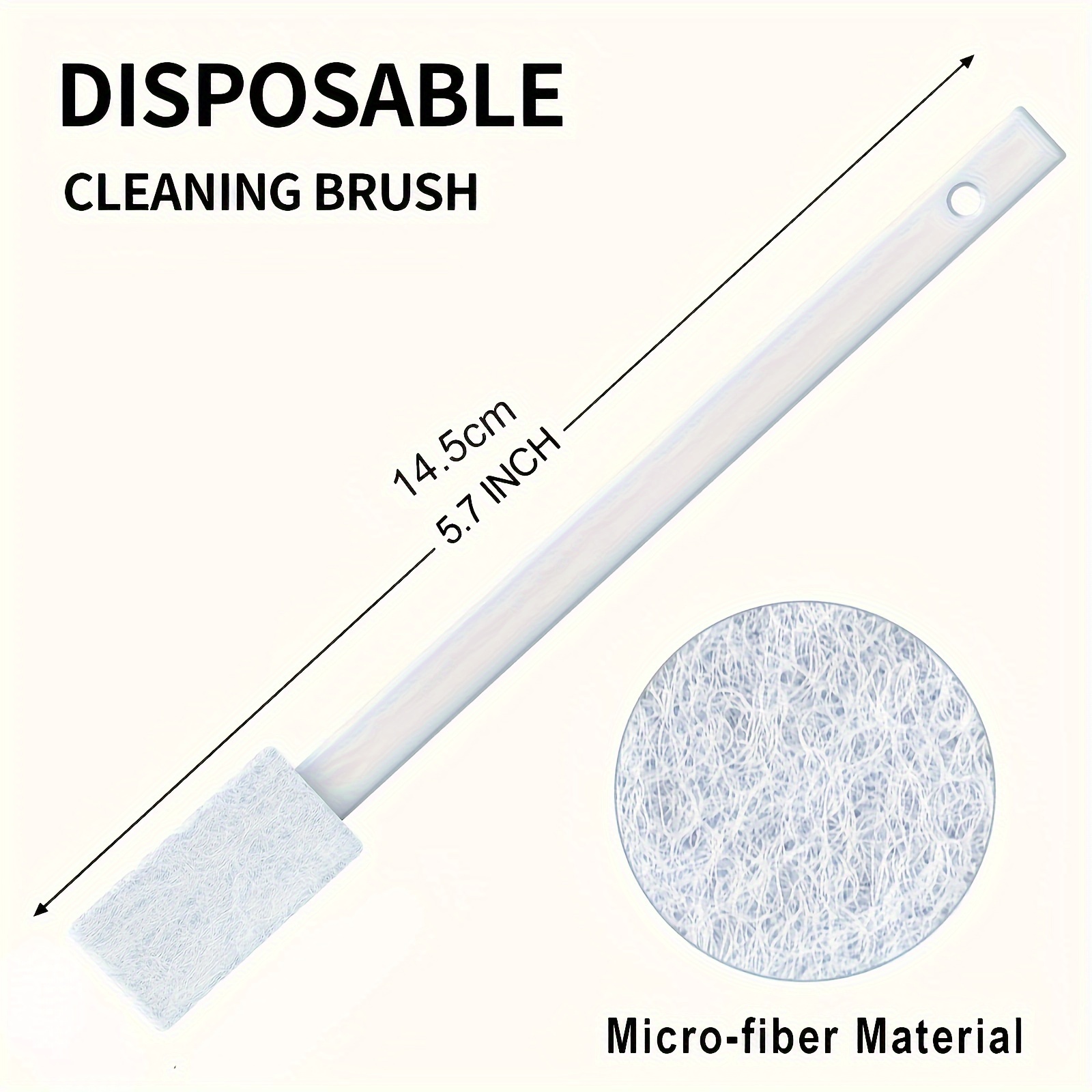 Disposable Crevice Cleaning Brushes for Toilet Corner Brush Skinny Gap  Cleaner Scrub for Window Groove,Door Track, Keyboard,Detail Cleansing  Brushes