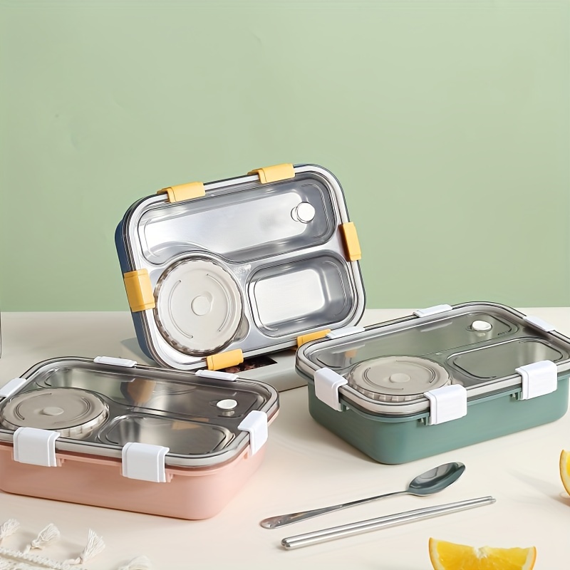 Stainless Steel Lunch Box - Temu