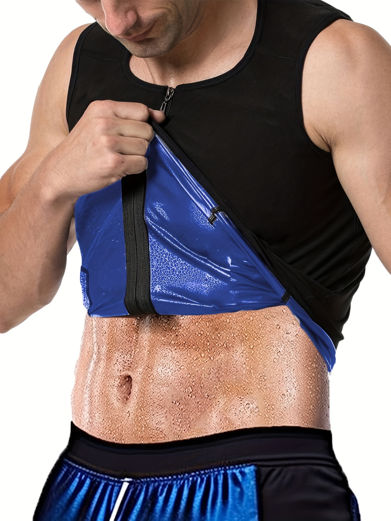 Men's Sweat Sauna Belt Waist Trainer Body Shaper Compression