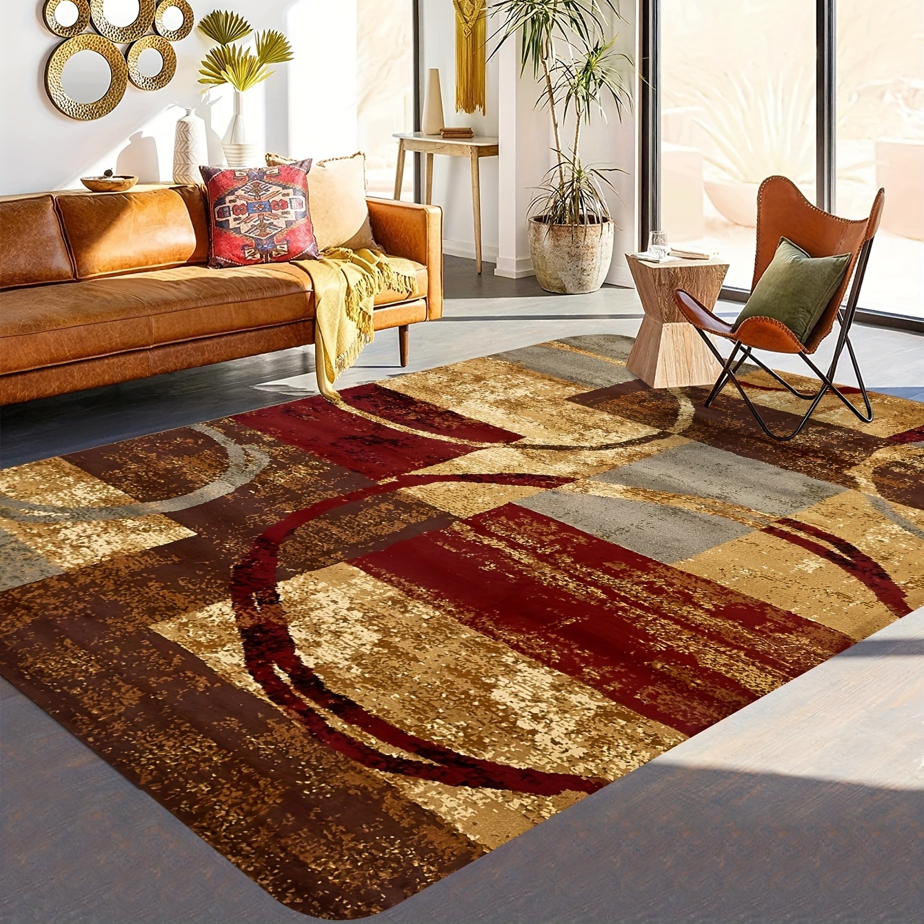 Turkey Big Carpets for Living Room Home Non-slip Washable Large Boho  Geometric Area Rugs for Bedroom Parlor Floor Mat Tapis