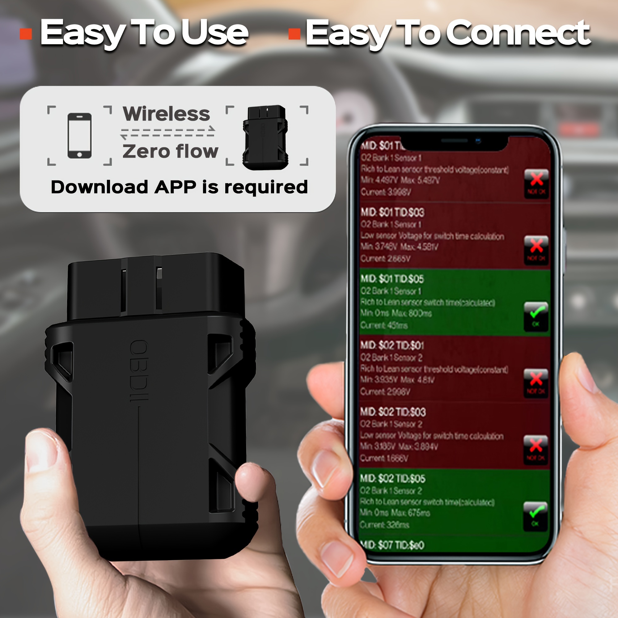 New ELM327 OBD2 Scanner Bluetooth Code Reader ISO/ Android in Ojodu -  Vehicle Parts & Accessories, Adevar Global Concepts