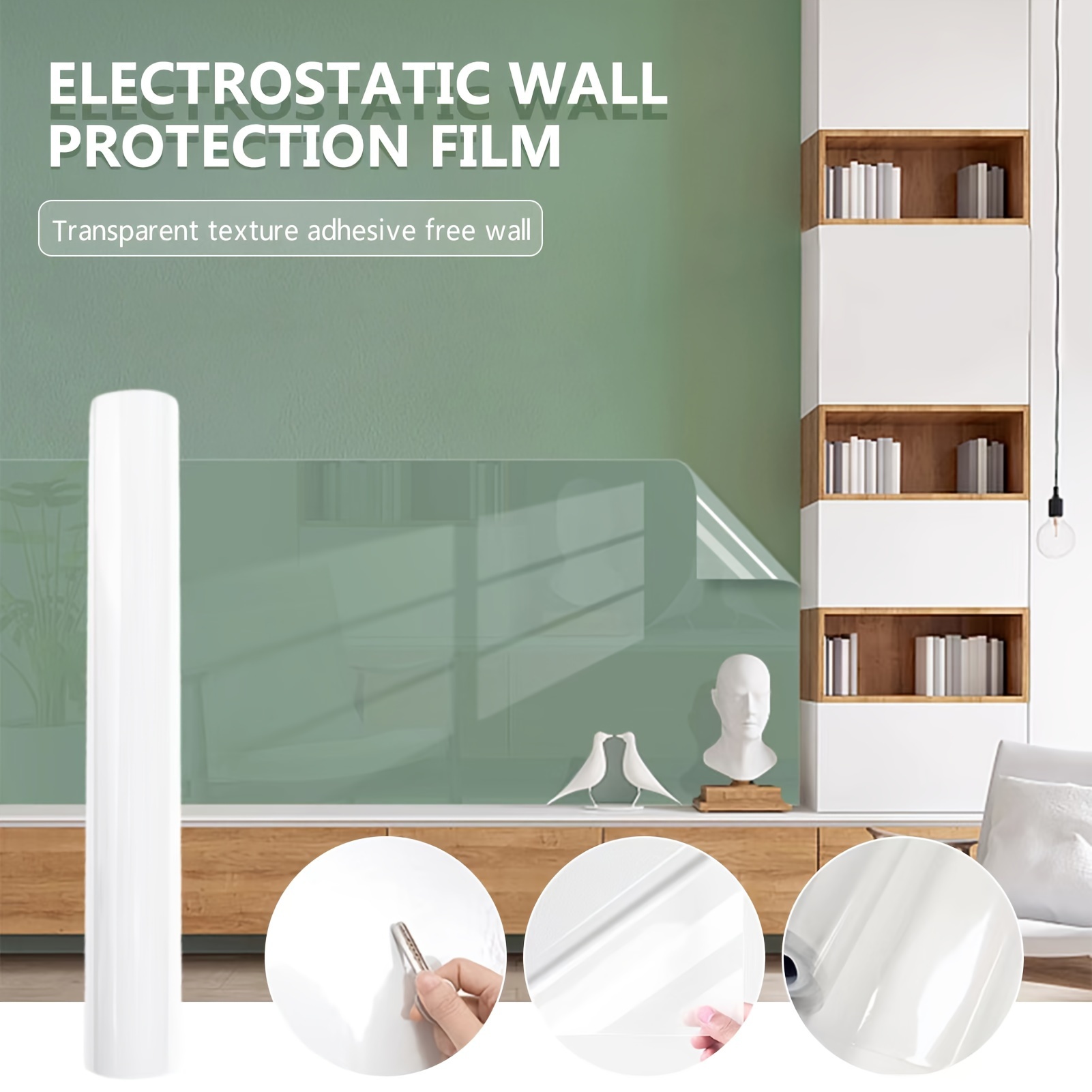 4 Pcs Transparent Oil Proof Kitchen Backsplash Protector, Wall Sticker,  Dining Room Wallpaper, Table Protector Sticker