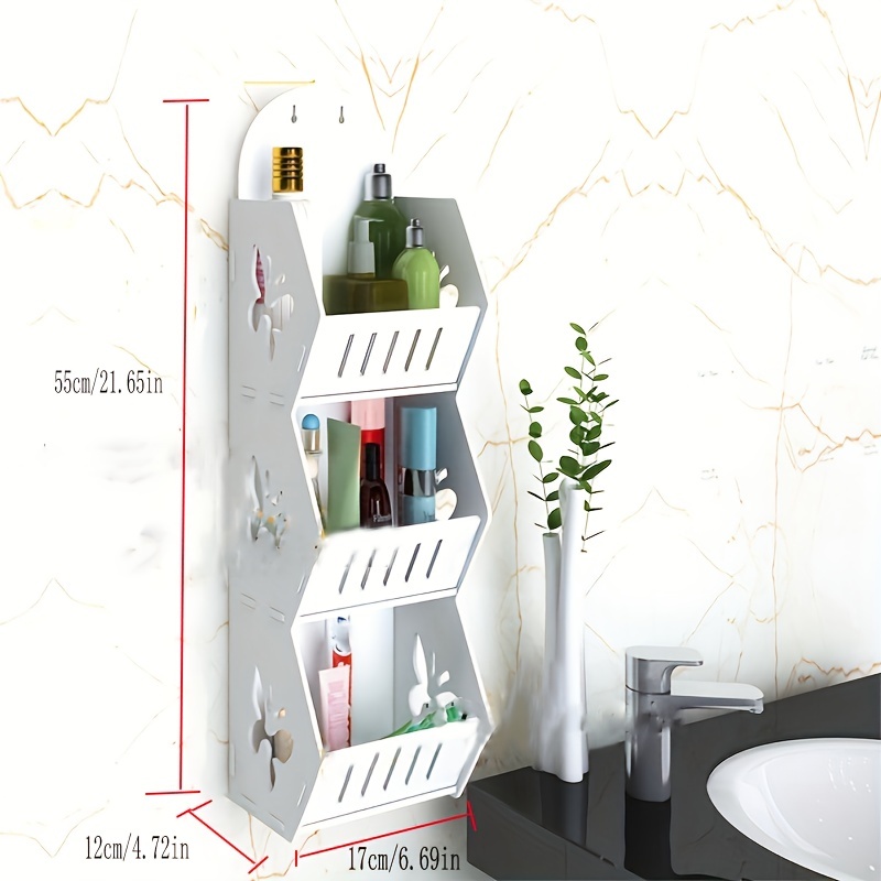 Perforation-free Bathroom Shelf Wall Hanging Bathroom Sink Vanity