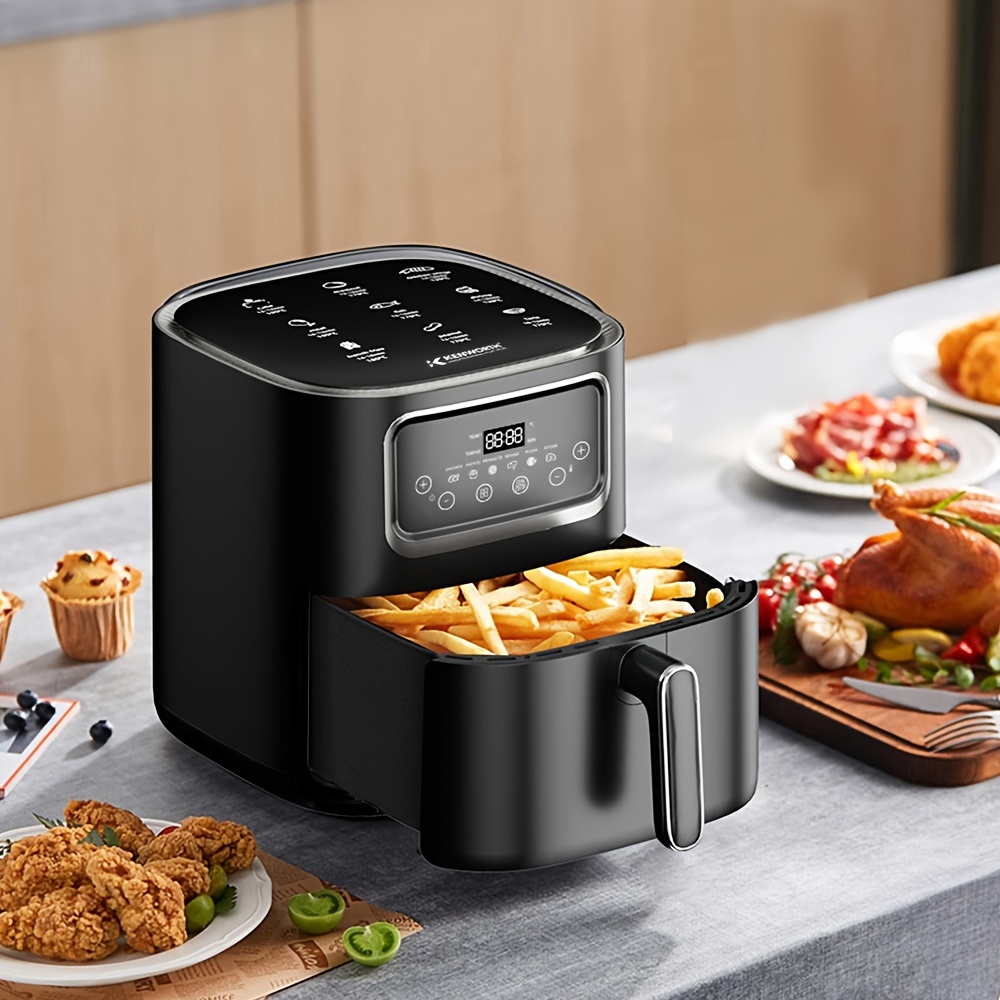 Smart 10L Air Fryer with Touch Screen and Visual Window - Large Capacity,  Oil-Free Cooking, Healthy and Delicious Results