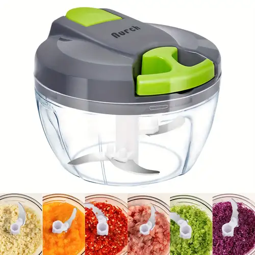Food Chopper, Hand Chopper Dicer Easy To Clean, Manual Slap, Free Shipping  For New Users