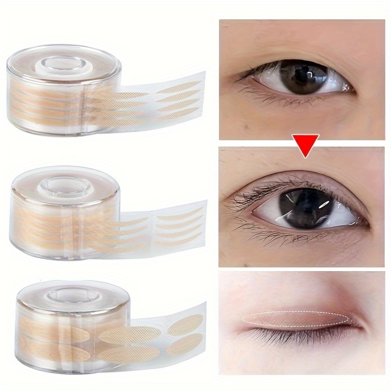  Eyeliner Stickers Makeup 6 Pairs,Reusable Double Eyelid Tape  Instant Outline Invisible Self-adhesive Eye Line Strip Sticker Double  Eyelid Sticker Double Eyelid Strip Eye Makeup Tool (A) : Beauty & Personal