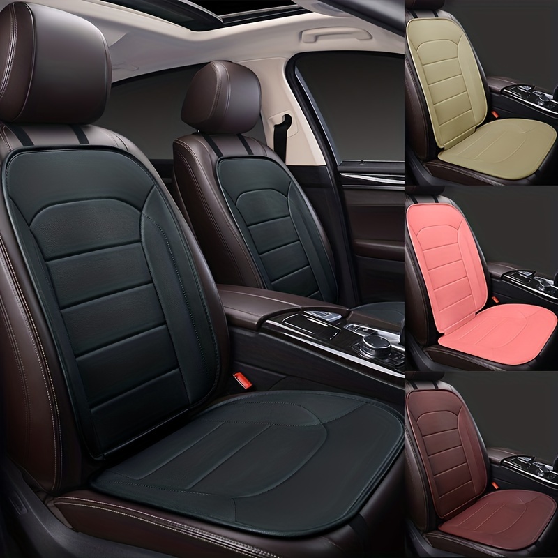 Housse de protection de siège avant de voiture en cuir PU, 3 couleurs,  couvre-siège universel, respirant, antidérapant, avec sac de rangement -  AliExpress