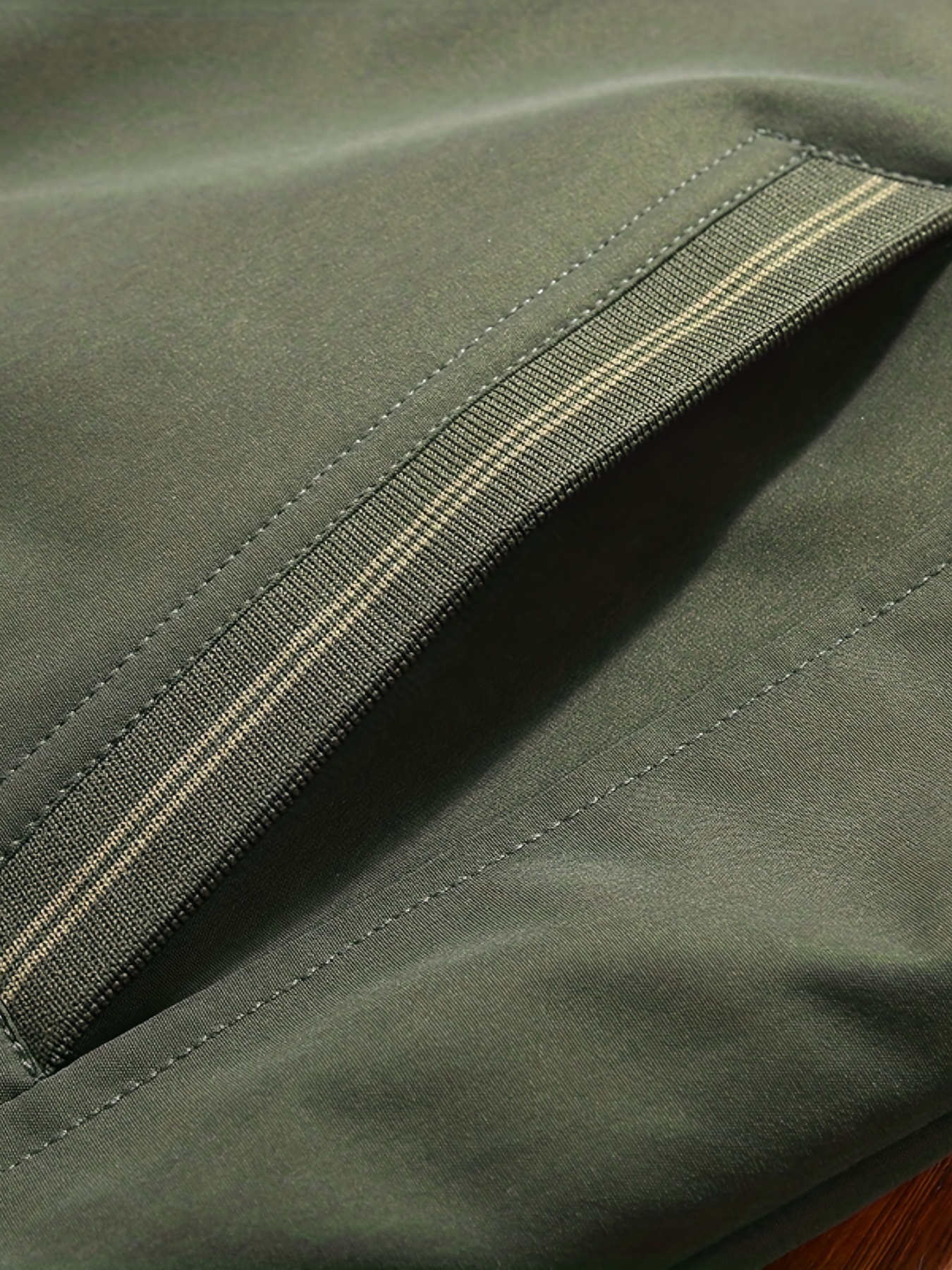 Classic Bomber Jacket in Cotton Twill Chino and Weatherproof Nylon