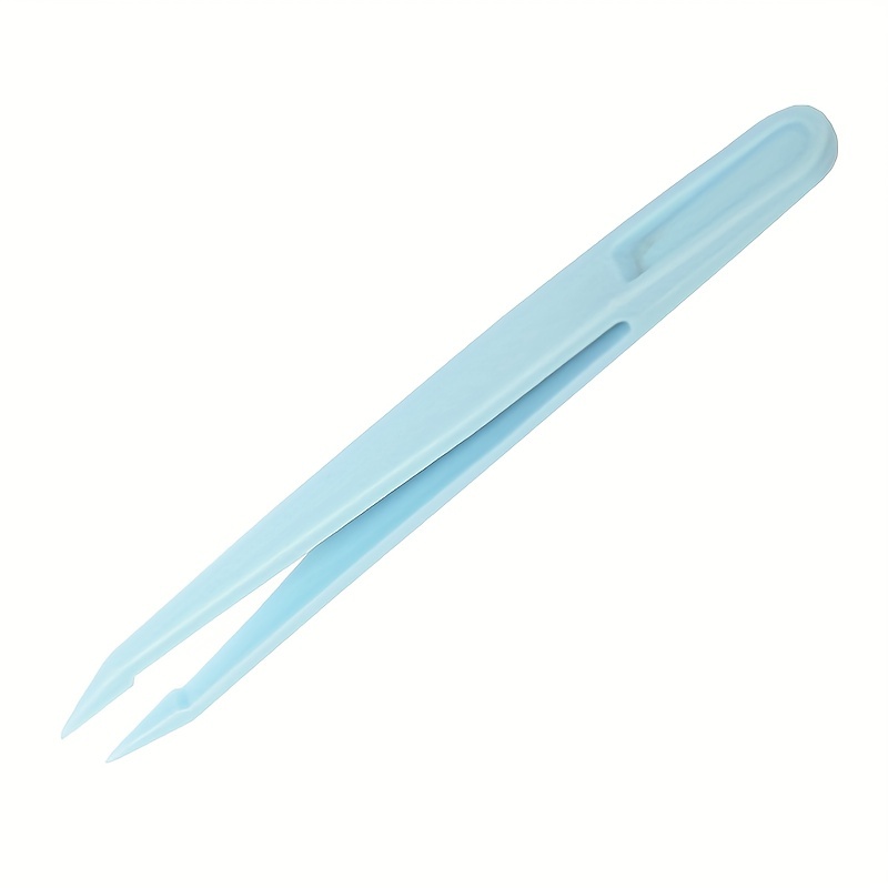 Diamond Drawing Plastic Tweezers Colorful Nylon Straight End - Temu