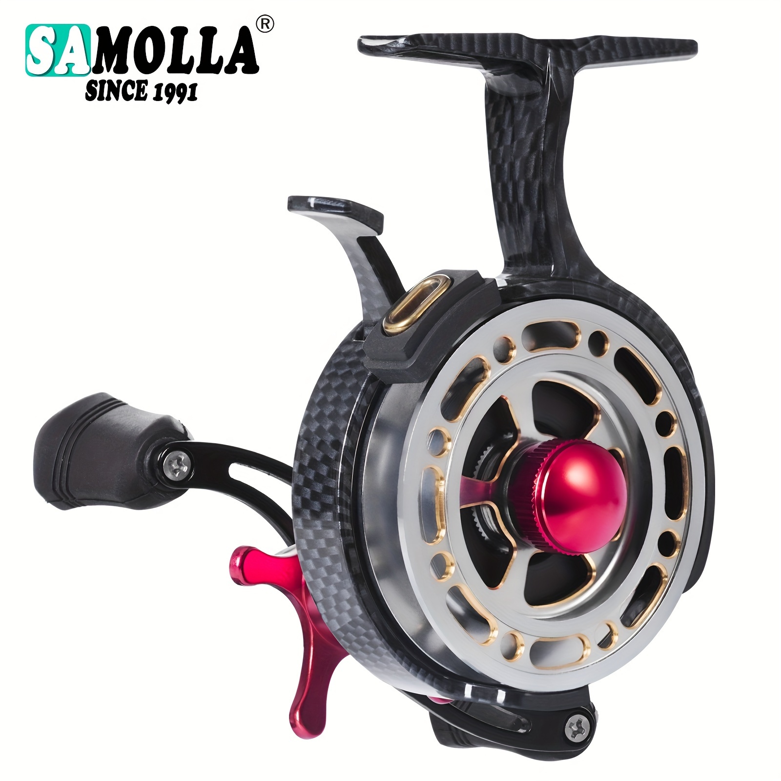 5.2:1 High Speed Gear Ratio Ice Fishing Reel - Super Strong Accessory For  Catching Fish! - Temu United Arab Emirates