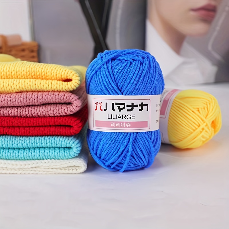 100% Acrylic Yarn Big Roll Knitting Crochet Yarn For - Temu