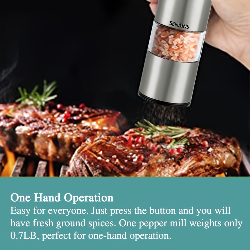 Electric Salt & Pepper Mills - Season To Perfection