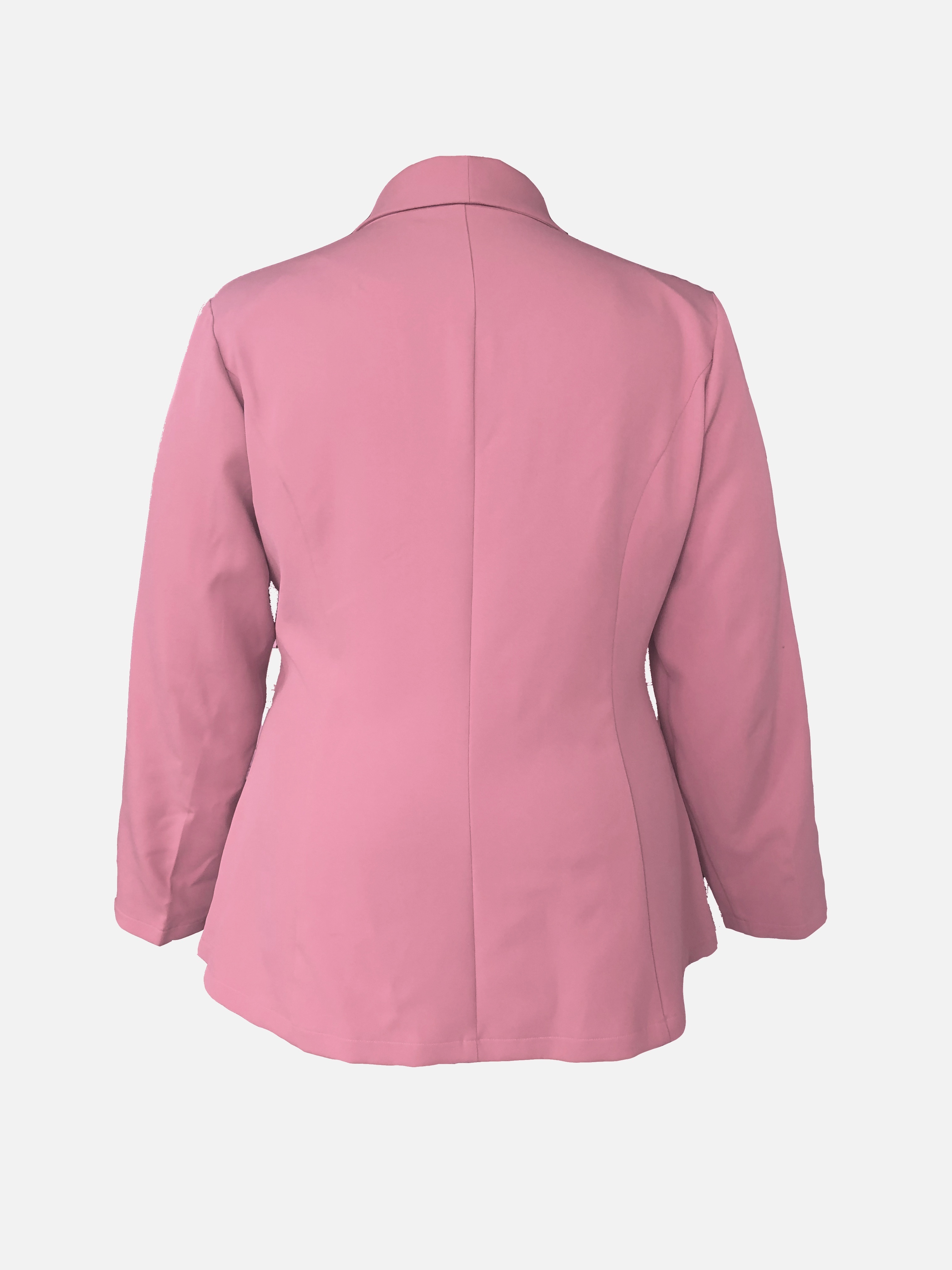 Plus Size Elegant Women's Plus Solid Lapel Collar - Temu