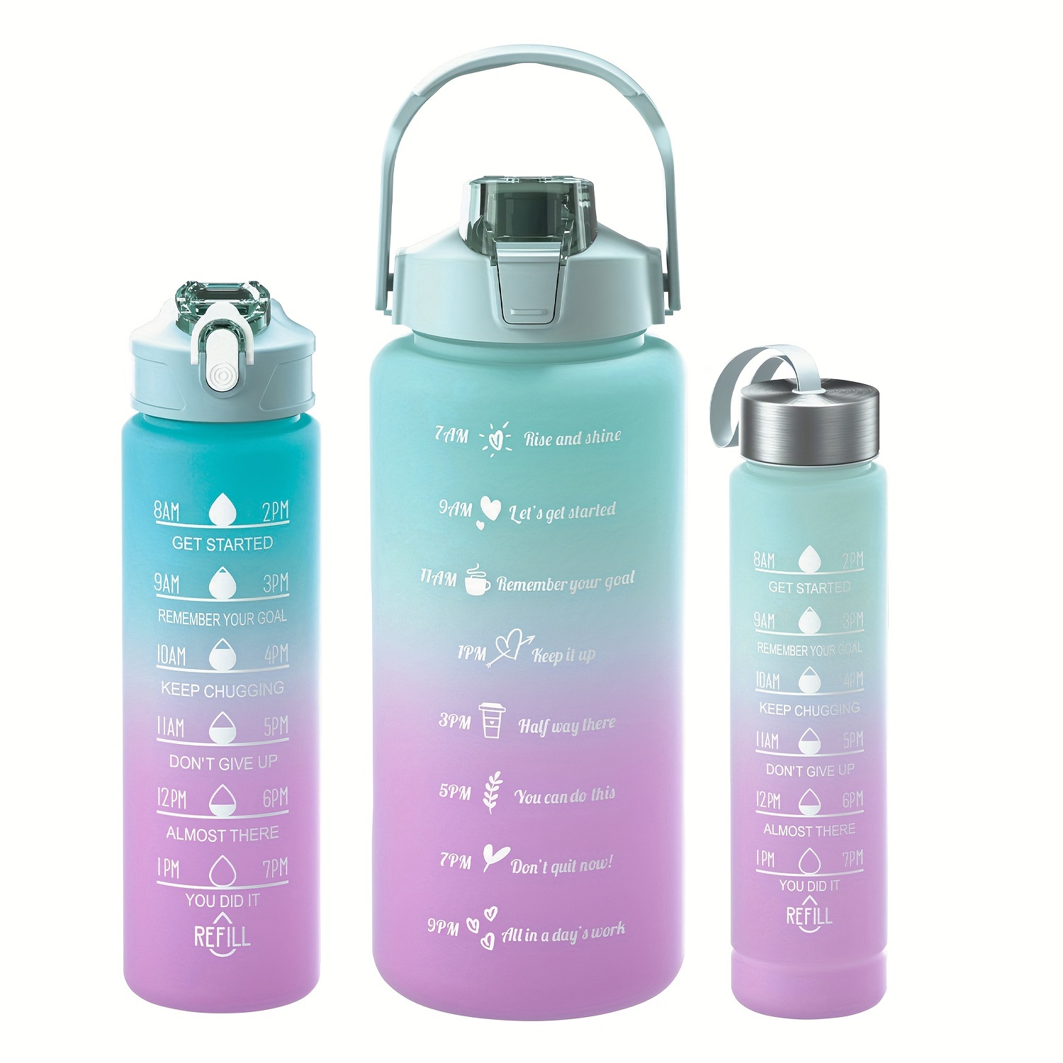 Sports Water Bottle: Leak-proof, Portable, Detachable Strap & Straw Lid -  Perfect For Fitness, Gym & Training! - Temu
