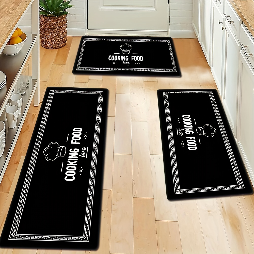 Super Absorbent Waterproof Kitchen Rug Set - Anti-fatigue Runner And  Bedside Carpet For Farmhouse Home, Kitchen, Hallway, Sink, Laundry -  Oil-proof And Non-slip - Temu