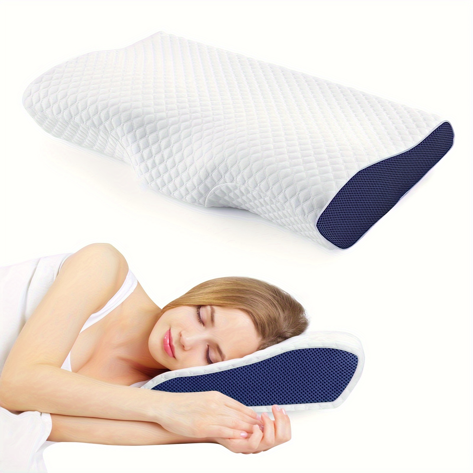Lumbar Support Pillow Sleeping Memory Foam Back Support - Temu