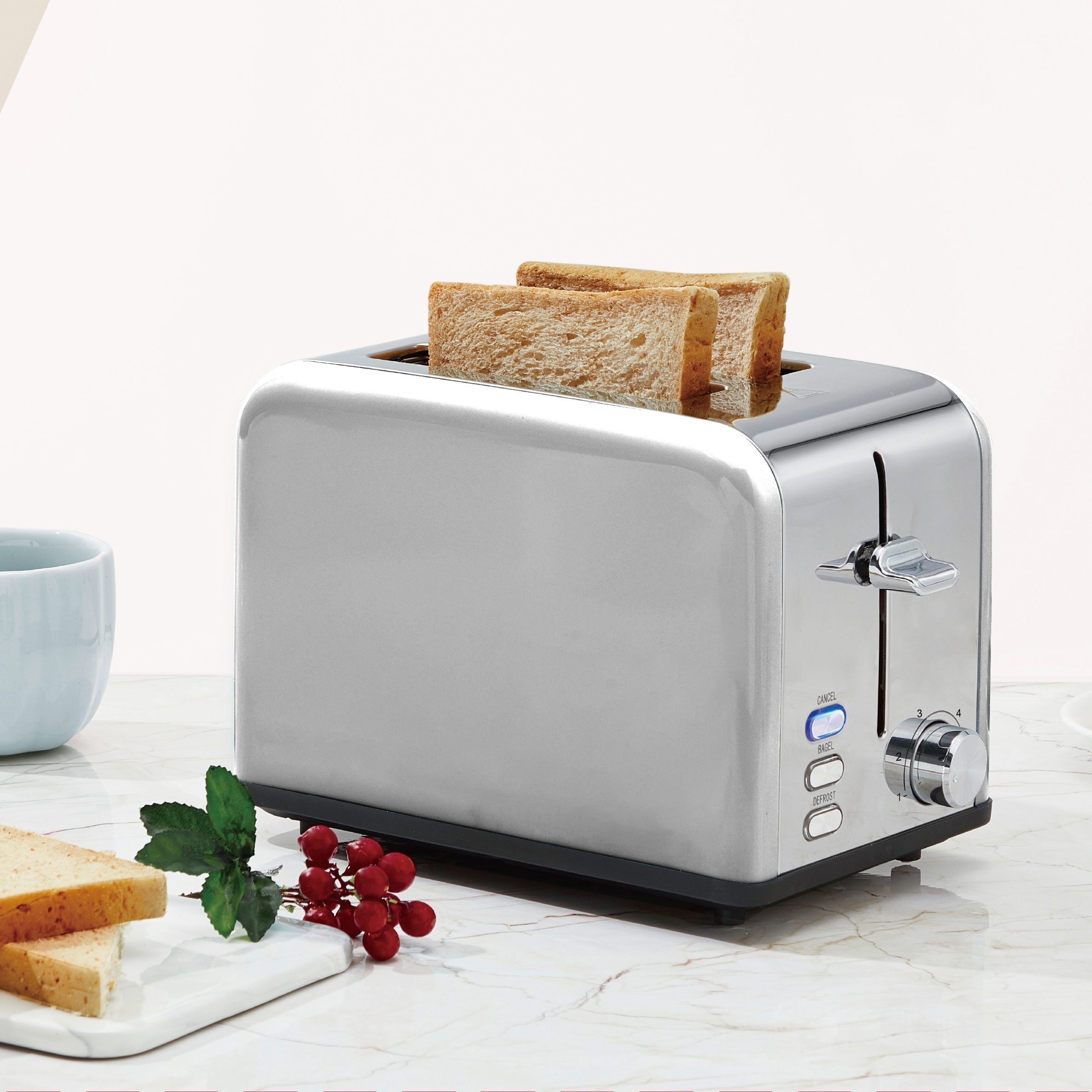 Sandwich Maker Toaster 2 Whall Stainless Steel - Temu