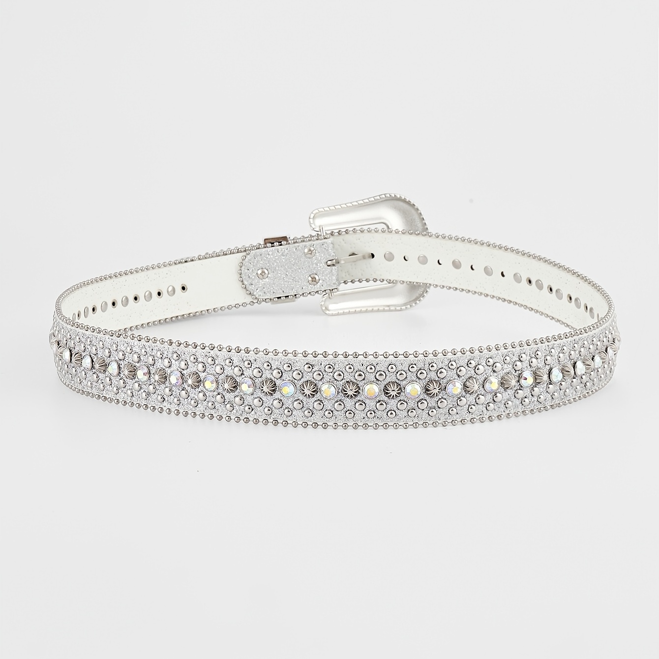 Punk Rhinestone Belt for Vintage Y2K Style