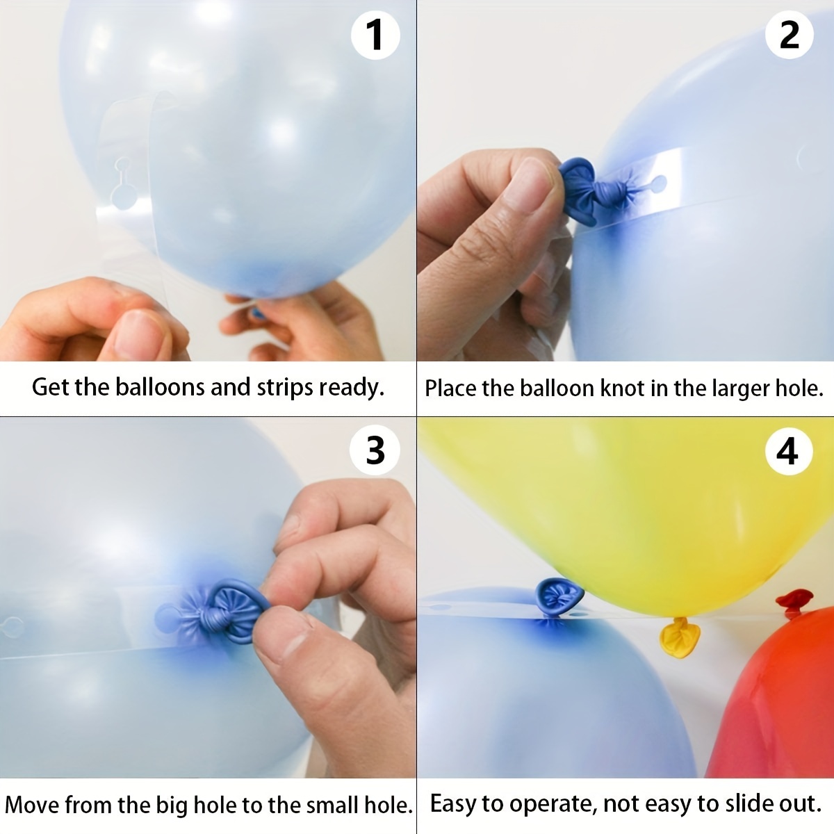 Balloons Decorating Strip Kit Balloon Strip Tape And Balloon - Temu