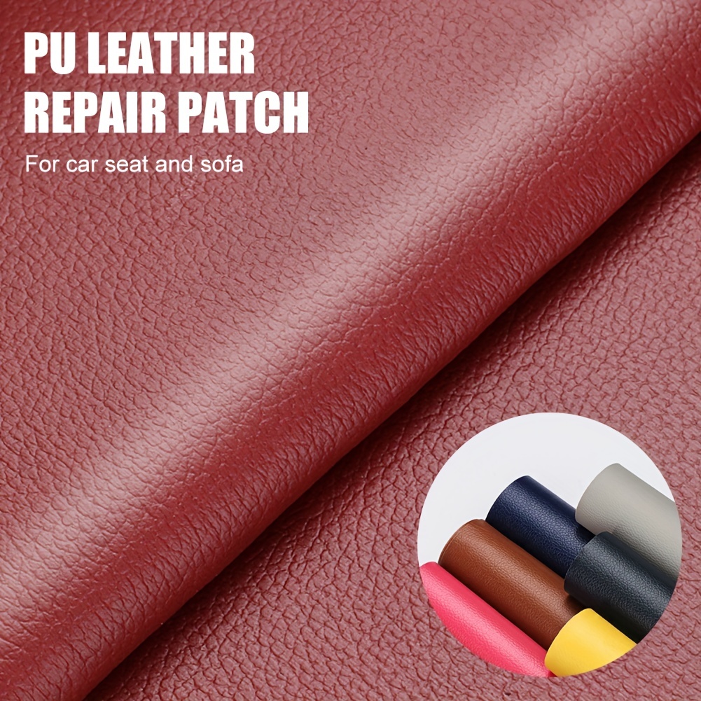 Leather repair patch