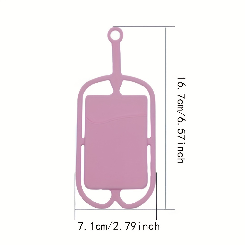 Cordino per cellulare, porta telefono universale da collo con tasca per  carte e cinturino da collo in silicone, compatibile con maggior parte degli  smartphone