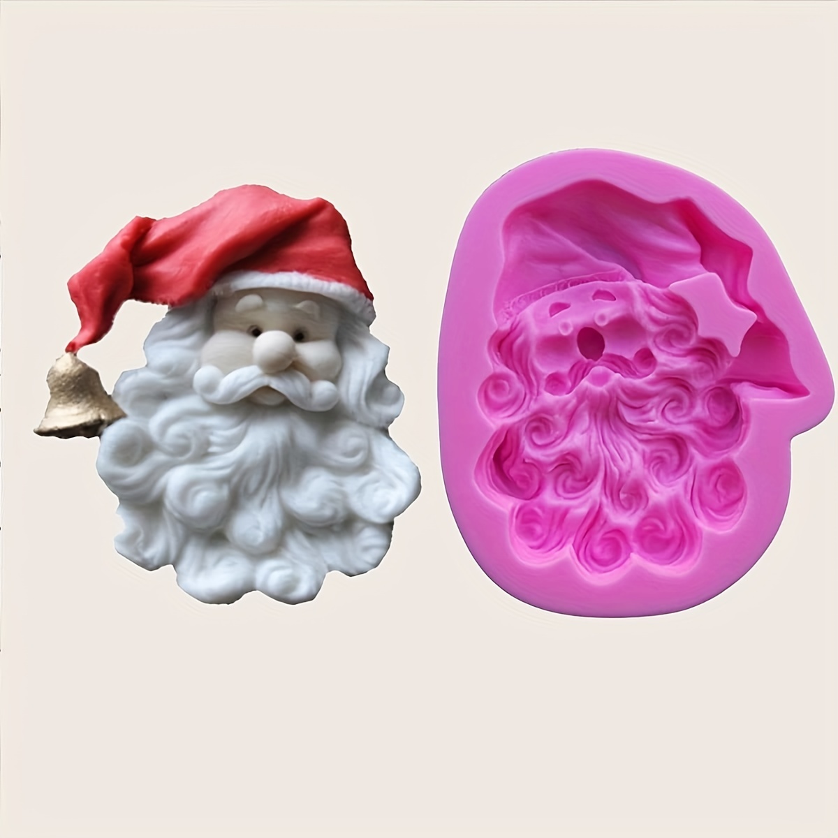 Christmas Santa Claus Shaped Silicone Baking Mold Cake Mold Cake Pan DIY  Baking Tools Christmas Supplies Baking Mold Cake Decorating Tools 