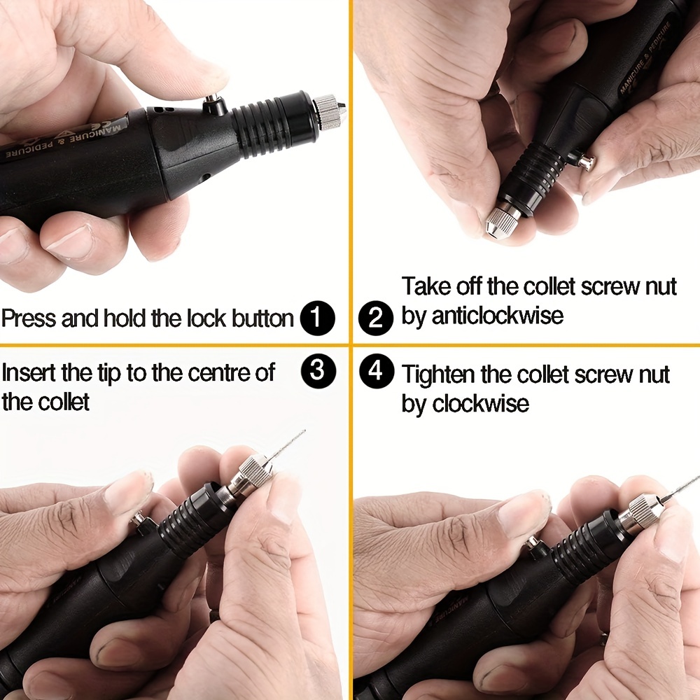 YC-Tools Electric Micro Engraver Pen Carve Engraving Tool Kit