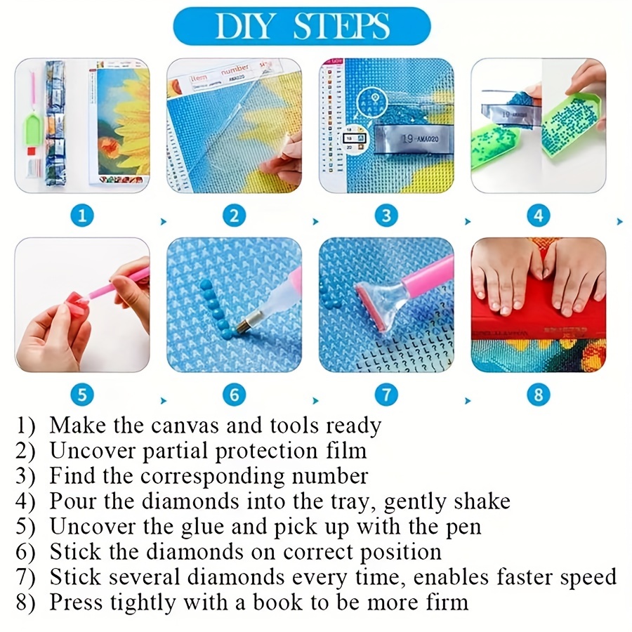 5d Diy Large Size Diamond Painting Kit Dream Mushroom Full - Temu