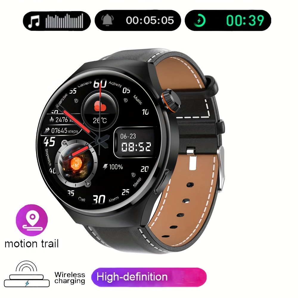 Maoyuan Nfc Smart Watch Mens Gt4 Pro Amoled Hd Screen Wireless Call Sports  Fitness Smart Watch, Shop Limited-time Deals