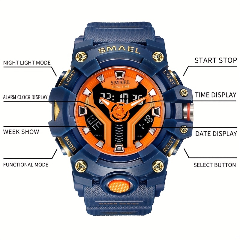 How to set date on hot sale smael watch