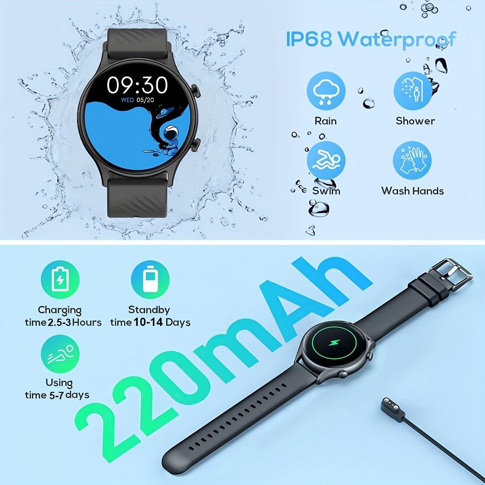 Reloj Inteligente de Mujer Hombre para Waterproof Samsung Android y iPhone  Nuevo