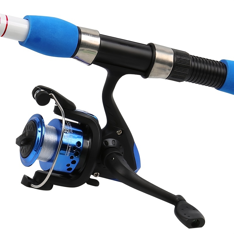 Sougayilang Fishing Rod Kit: Telescopic Rod Spinning Reel - Temu