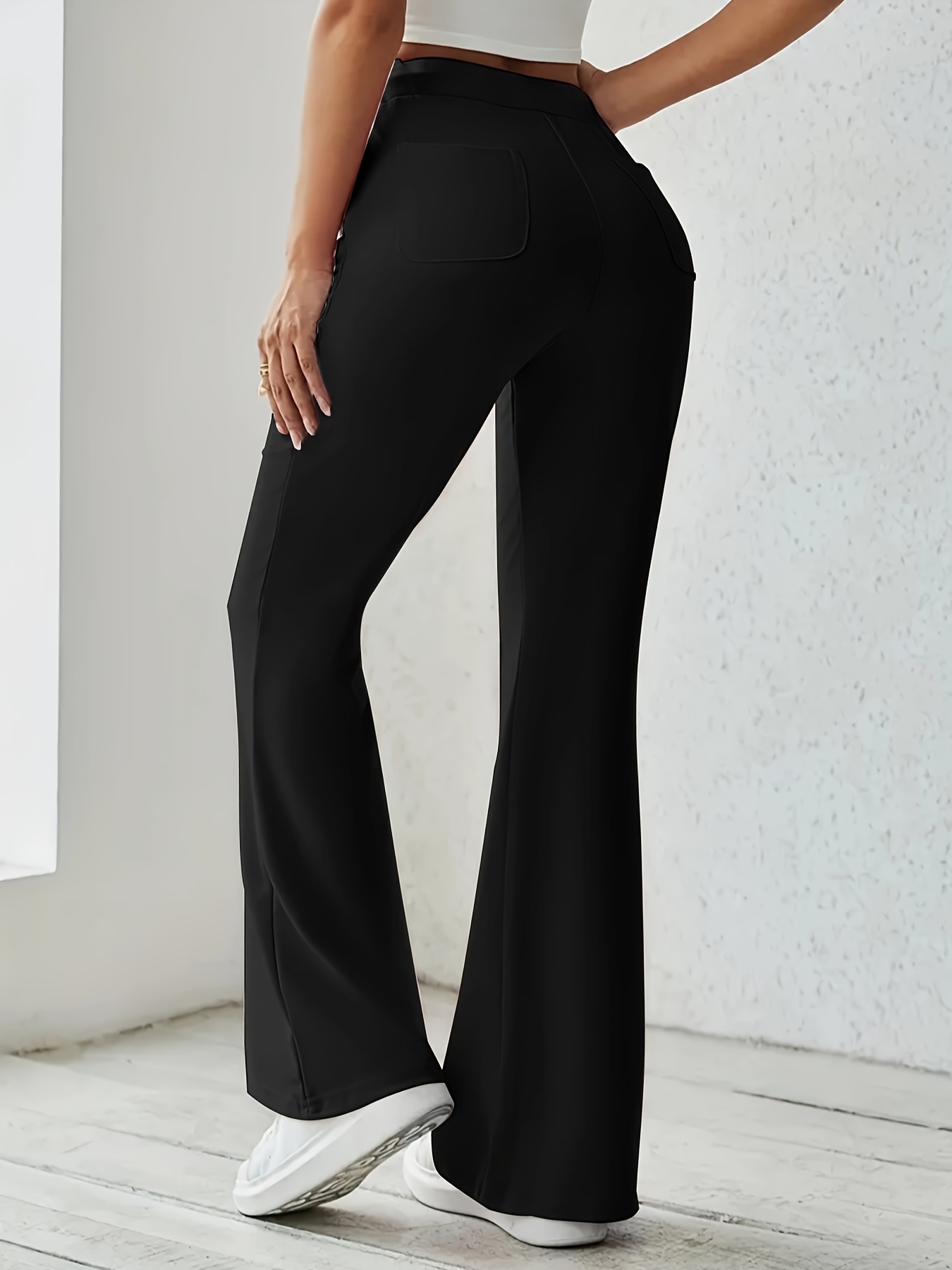 Thin Fashion Casual Pocket High Waist Sweatpants For Women Pants