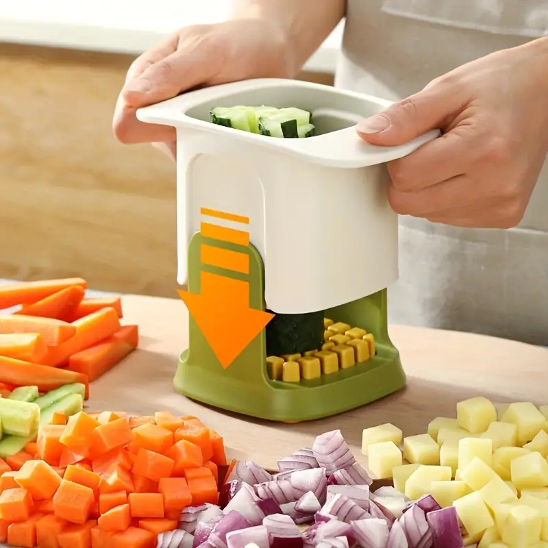 Effortlessly Dice & Fruits & Vegetables With Vegetable Chopper - Perfect  For Potatoes, Onions, Carrots & More For Hotel/commercial For  Restaurants/supermarkets/food Trucks - Temu