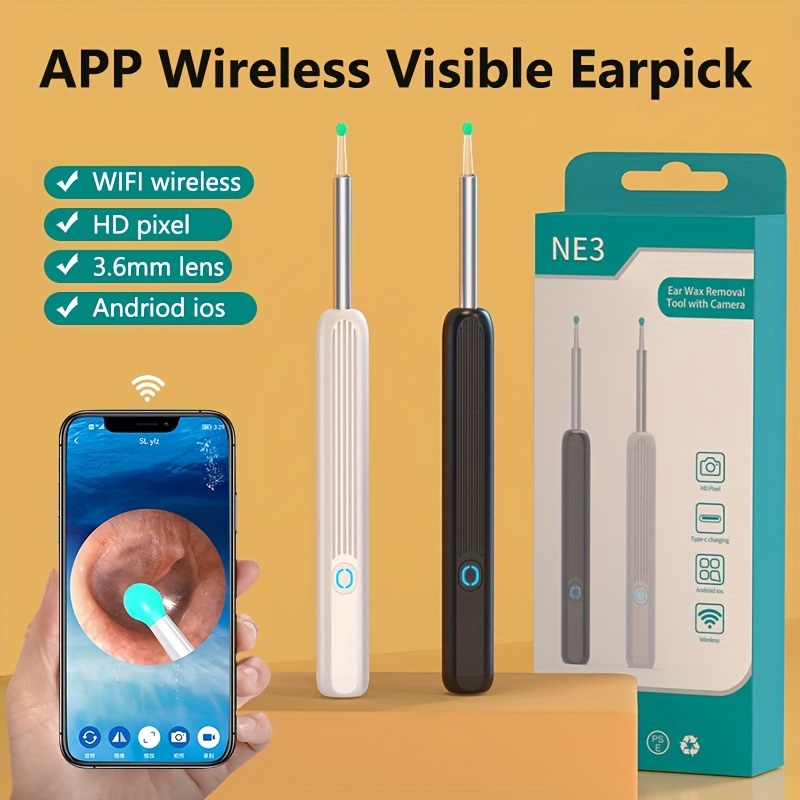 Wireless Visual Earpick Earwax Remover Wifi Visual Picker - Temu
