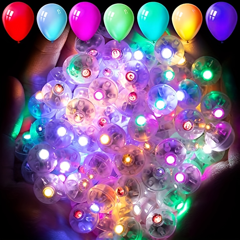 20 50pcs 7 Colors Balloon Lights Long Standby Time Mini Ball Light