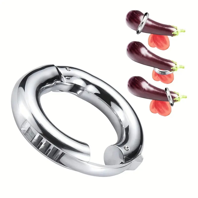 1pc Cock Ring, Adjustable Metal Penis Ring, Penis Weight, Penis Exercise,  Male Sex Toys