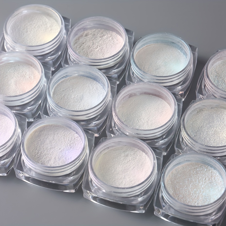 Pearl Chrome Nail Powder Mirror Effect Aurora Magic - Temu