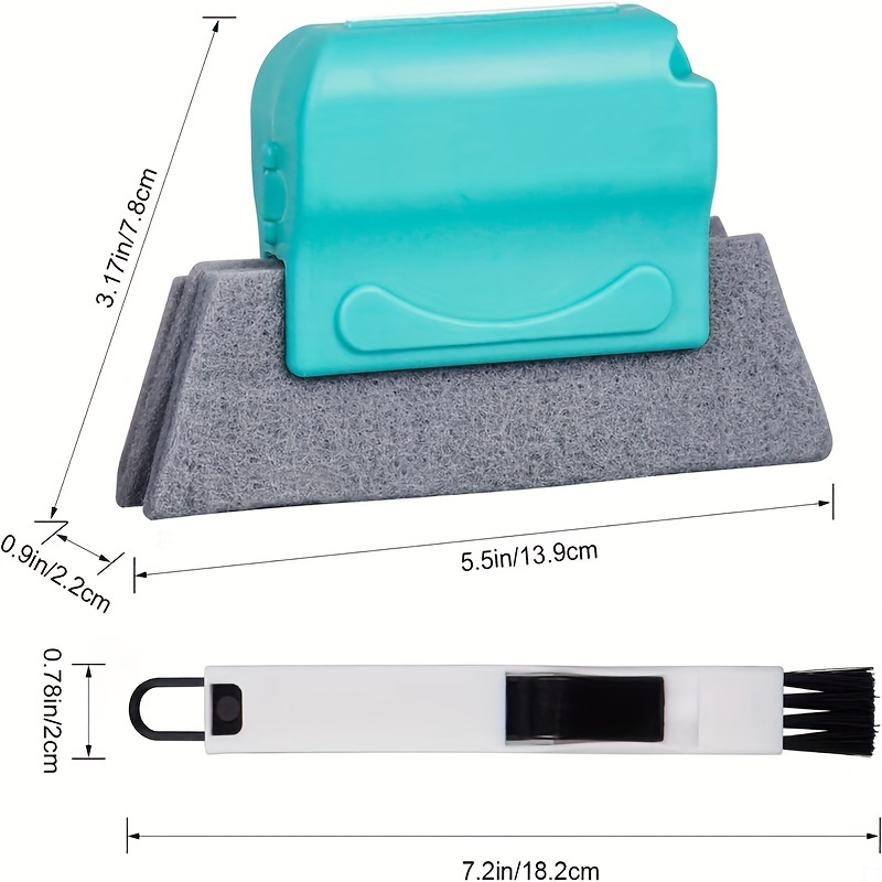 Universal Window And Door Track Cleaning Brush Easily Clean - Temu