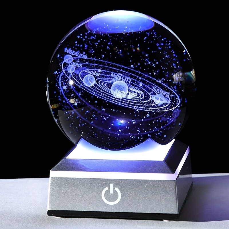 Starry bola de cristal projetor atmosfera luz lâmpada decorativa sala de  jogos luz noturna