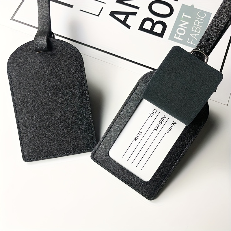 Luggage Tag Travel Boarding Tag Hanging Tag With Name Id Label - Temu