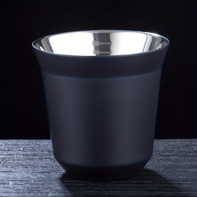 Double Layer Stainless Steel 304 Coffee Cup Mini Coffee Mug - Temu