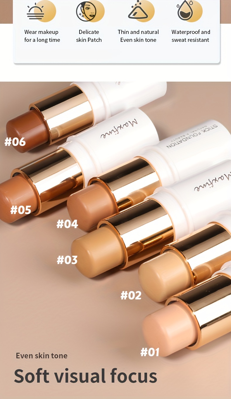 facial foundation contour stick long lasting light brightening stick   facial concealer cosmetics Product details 1