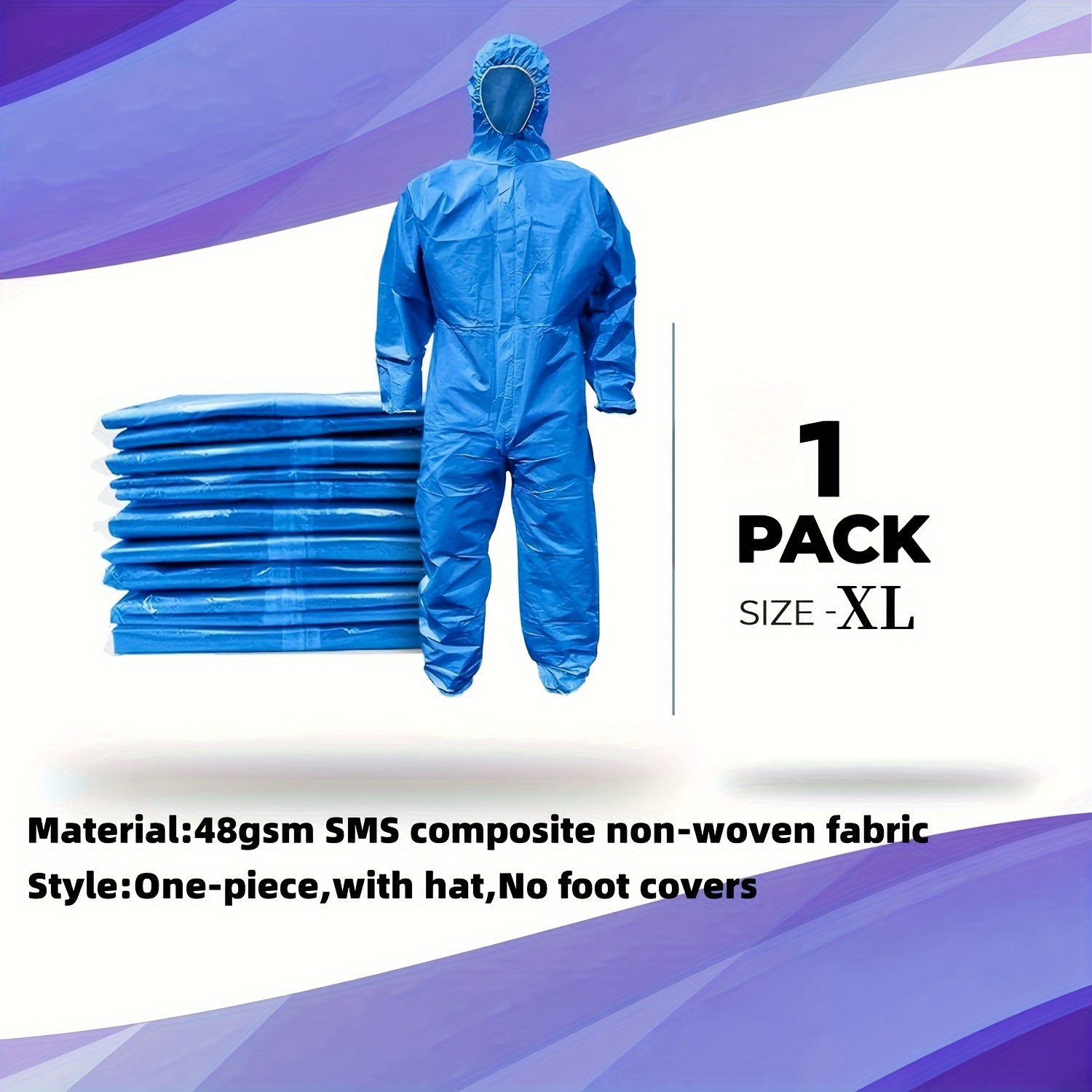 Ropa De Trabajo Desechable Con Capucha Conjunto De Hazmat Temu Spain