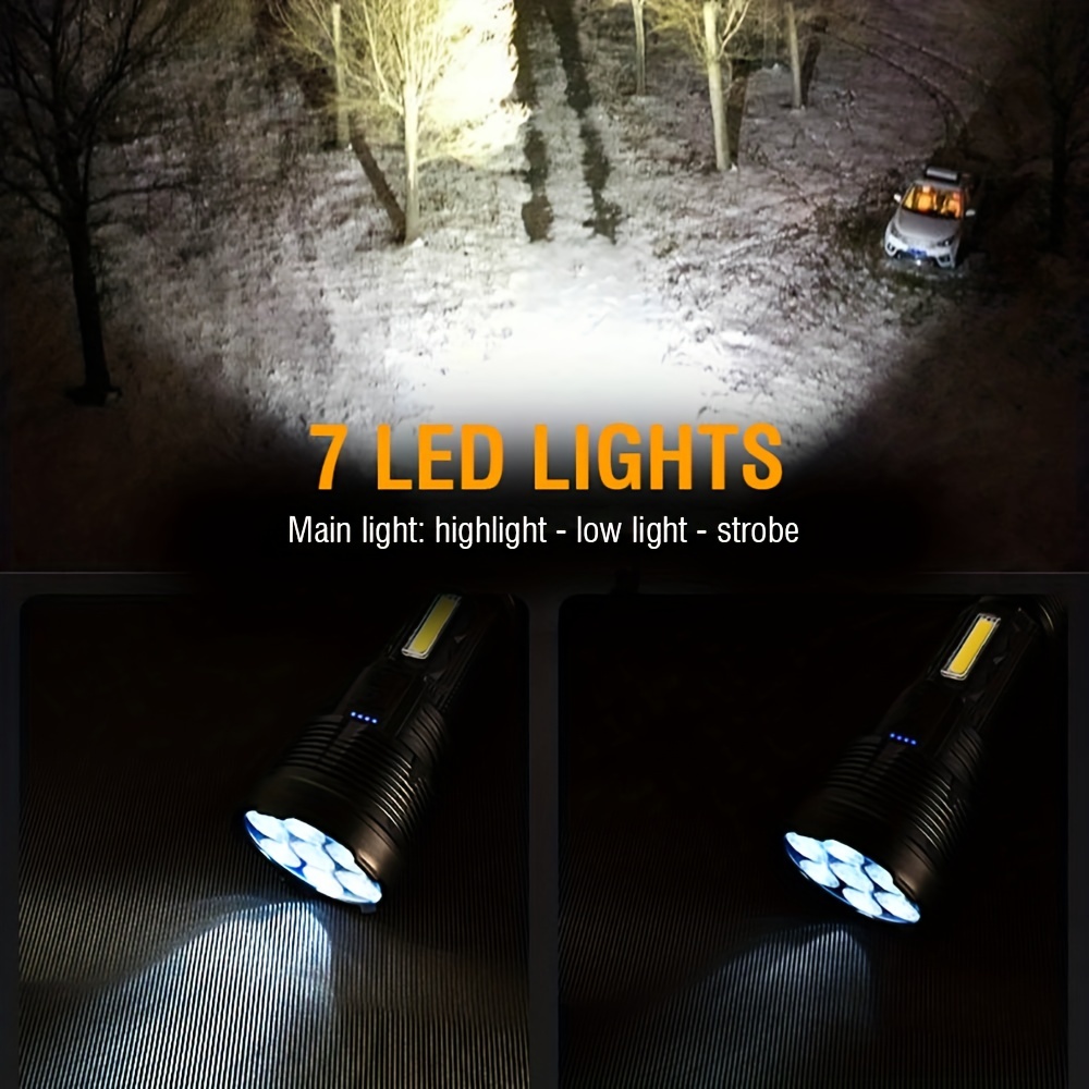 Torches Led, Super Bright 10000 Lumens Lampe de poche Usb