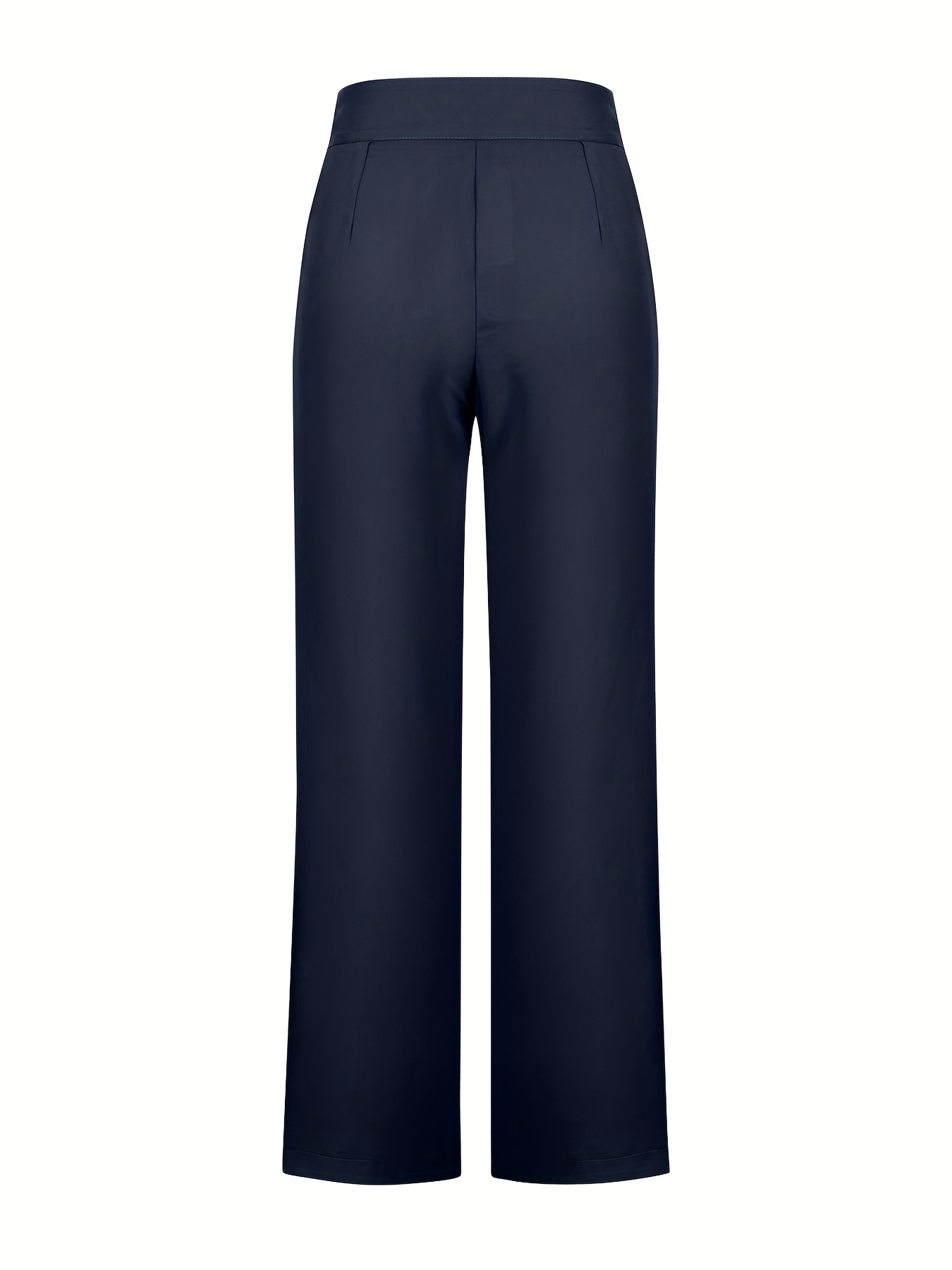 Wide leg 2024 navy trousers ladies