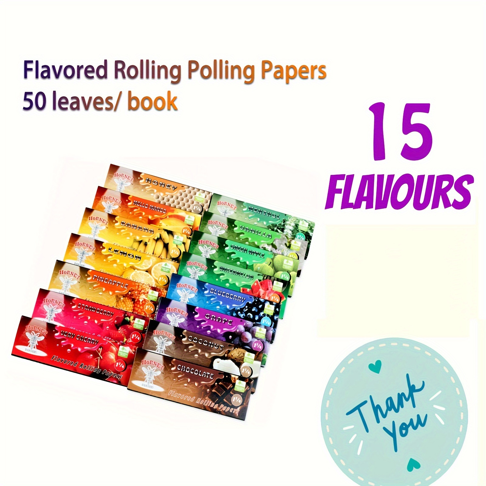 2/5booklets Rolling Paper Colored Cigarette Rolling Paper - Temu