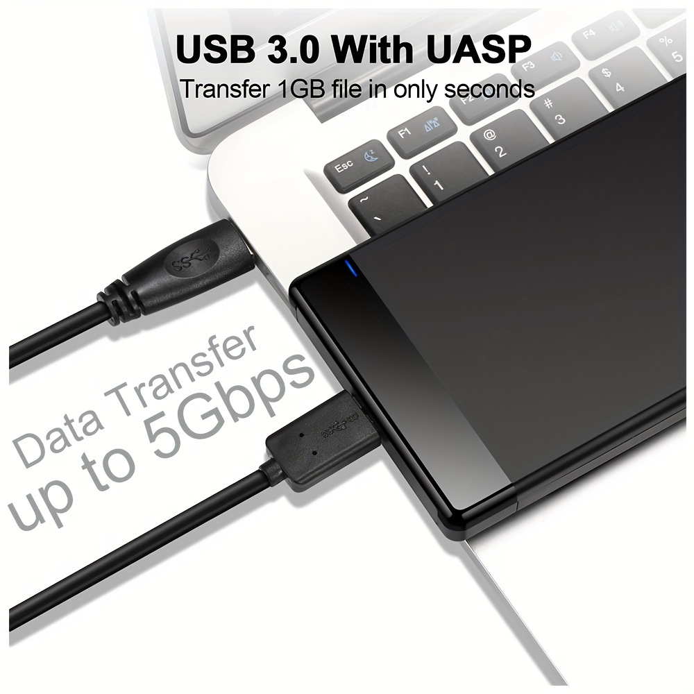 ORICO Caja de disco duro de 3.5 ''USB C 3.1 a SATA 6Gbps para 2.5/3.5 SSD  HDD Computadora Disco Duro Externa Caja de hasta 18TB con UASP
